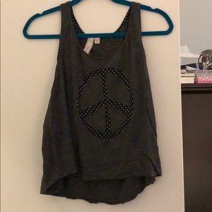 Peace sign tank top - extra soft!